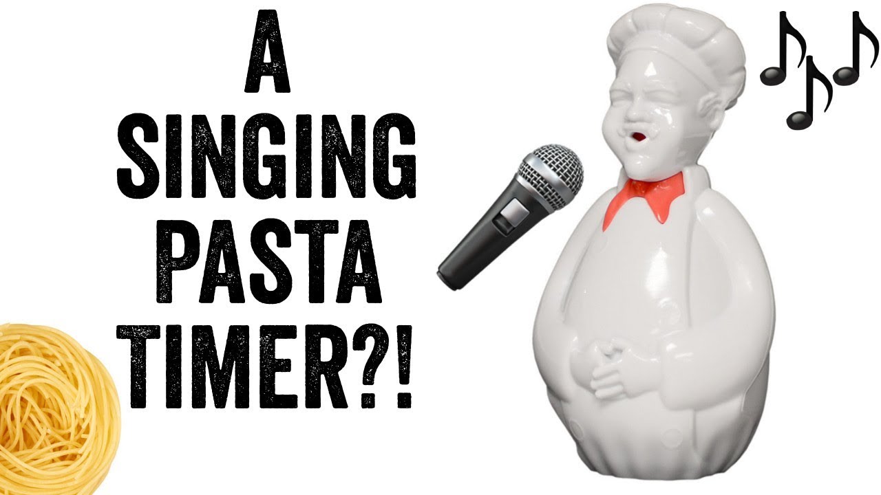 Kitchen gadget testing – Al dente singing pasta timer Kitchen gadget testing - Al dente singing pasta timer