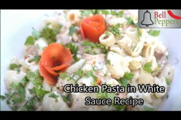Scrumptious Ravioli 🔥🔥| Chicken Pasta with white sauce Recipe 😋| Bell Peppers 🌶️