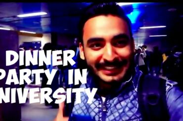 Dinner Party In University ||life In Europe||