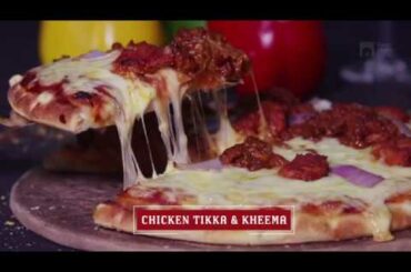 Chicken Tikka & Kheema pizza - food video show reel