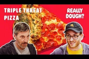 Calzone-Garlic Knot Pizza: Pizza or Calzone? || Really Dough?