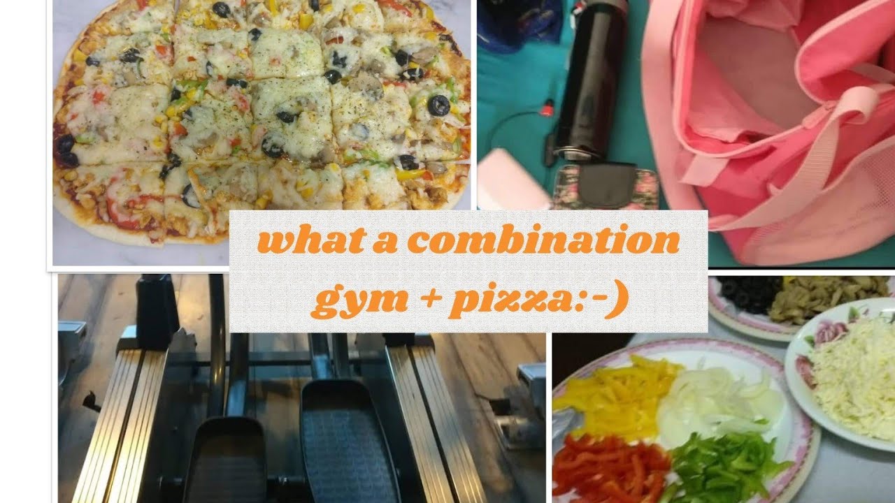 Some time for GYM / Homemade pizza😋😋 check description for the recipe.. Some time for GYM / Homemade pizza😋😋 check description for the recipe..