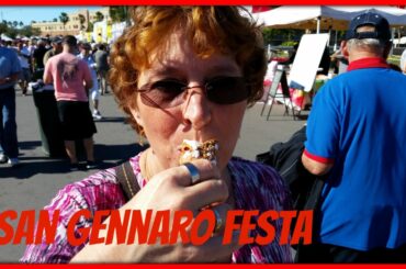 Eating at LIADO's 13th Annual San Gennaro Festa a Italian heritage Street Fair
