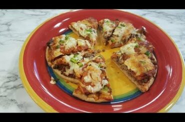 Easy Homemade Flatbread Pizza (Quick Version - Recipe Only) The Hillbilly Kitchen