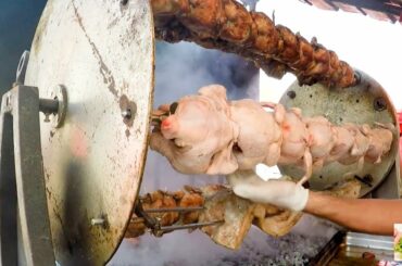 Have YOU Ever SEEN Such a Huge ROTISSERIE, Cooking Juicy GRILLED Meats | ITALIAN Food _ Full-HD.mp4