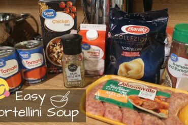 Simple and Yummy Tortellini Soup!🥣