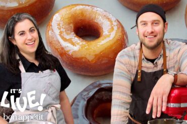 Brad and Claire Make Doughnuts Part 1: The Beginning | It's Alive | Bon Appétit