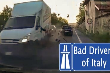 BAD DRIVERS OF ITALY dashcam compilation 12.13