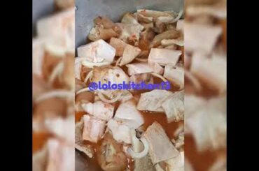 HOW TO COOK OHA SOUP WITH DRIED OHA LEAF