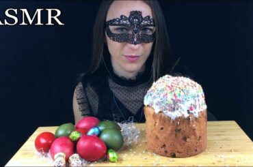MUKBANG RUSSIAN EASTER BREAD AND EGGS (Kulich) Eating Sounds