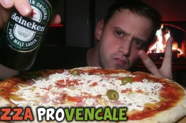 ASMR EATING PIZZA PROVENCALE + SHOUTOUS