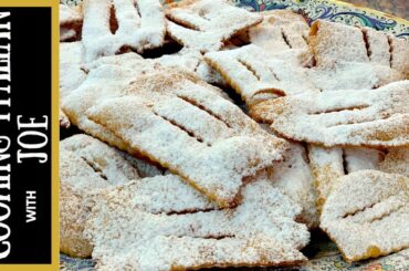 Italian Venetian Carnival Cookies Cooking Italian with Joe