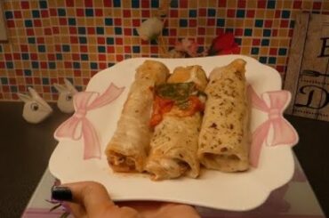 Italian Homemade Cannelloni With Chicken & Cheese - Let's Cook With Rukhmah's Kitchen