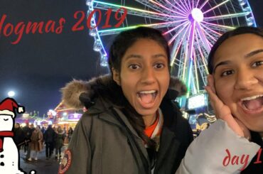Exploring London: Pasta, Winter Wonderland, & More  | VLOGMAS #15 2019 | KIRAN & BALDEEP
