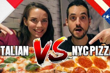 DO REAL Italians Like NYC Pizza? (Neapolitan vs NYC Pizza !)