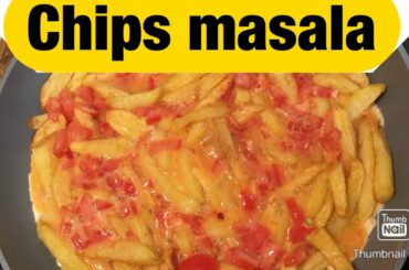 how to prepare Chips Masala. Tanzania Street Food.💥vlogmas 2019