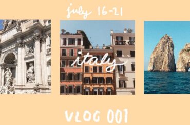 a summer in italy 🍊⚡️// vlog 001