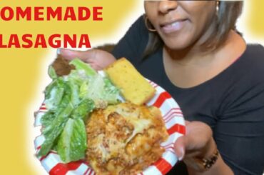 Vlogmas 7 | COOK WITH ME *HOMEMADE LASAGNA
