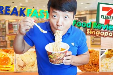 BEST FOOD at Singapore 7-ELEVEN | BREAKFAST Food Review