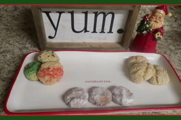 VLOGMAS DAY 16 | Three Italian Cookie Recipes