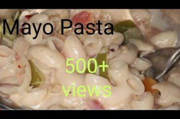Mayonnaise pasta| Mayo Pasta| Italian style mayonnaise pasta - recipe in English| Aishwarya