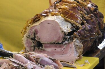 Great Italy Street Food Festival. Huge Meats, Beef, Pork, Amazing Food