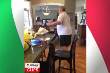 Italian Dad Panics When Someone Eats His Meatballs - Funny Video!