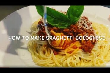 HOW TO MAKE SPAGHETTI BOLOGNESE PART 1 OF 2
