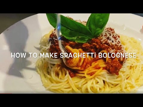 HOW TO MAKE SPAGHETTI BOLOGNESE PART 1 OF 2 HOW TO MAKE SPAGHETTI BOLOGNESE PART 1 OF 2