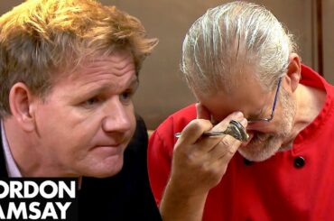 Head Chef Cries When He Tastes Gordon's Food | Hotel Hell