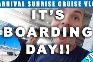 IT'S BOARDING DAY! Carnival Sunrise Cruise Vlogs 2019! | Ep. 03