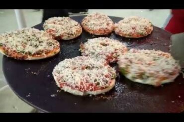 TAWA PIZZA MAKING   MUMBAI STREET FOOD