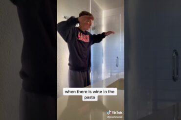 burping when there's wine in the pasta TikTok @jonohmoore  [Tik Tok Archives]