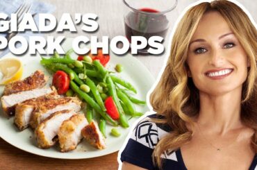 Giada De Laurentiis Makes Parmesan-Crusted Pork Chops | Food Network