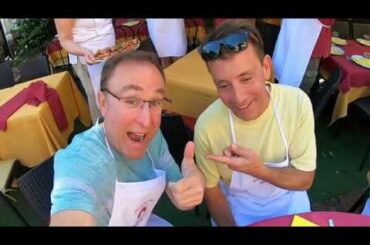 A Pizza Cook Off with Chef Tony in Taormina Sicily!