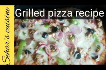 Without oven pizza recipe /Pizza in grill pan