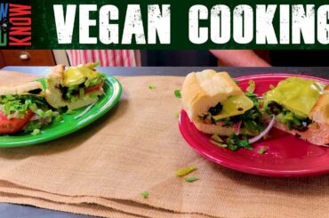 Italian Sub Sandwich - Vegan Cooking w/ Bobby & Brent
