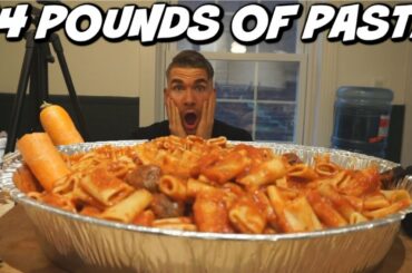 MONSTER PASTA CHALLENGE! 6.4KG |1000g of CARBS | VEGAN FOOD CHALLENGE! The Ultimate Cheat meal!