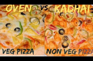 Perfect veg n nonveg pizza recipe|with oven|without oven|100times better than pizzahut n dominos