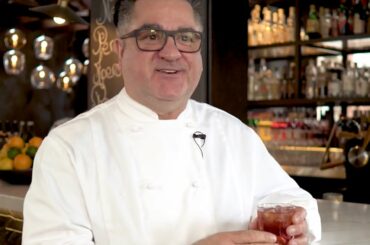 Italian classic Negroni cocktail by Guy Grossi at Garum Perth