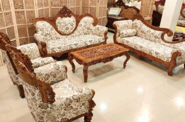 #172 Wooden Sofa Set Designs Ideas For Your Living Room Decoration 2019 @Aarsun Woods