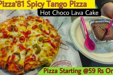 Pizza'81 Spicy Tango Pizza || Paschim Vihar || Delhi Street Food
