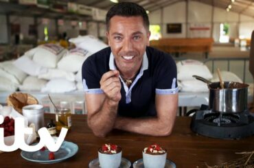 Gino D'Acampo's Chocolate Rice Pots With Raspberries, Honey and Almonds | Gino's Italian Express
