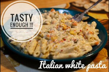 How to make pasta || Italian cream pasta ||Restaurant style ||Simple ingredients || At home