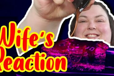 Wife's Reaction To: Foodie Beauty's "PEPPERONI PIZZA AND PEANUT BUTTER STACK CAKE DESSERT MUKBANG"