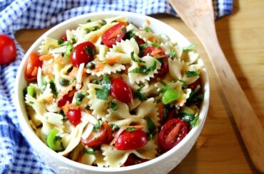 Italian Style Pasta Salad Easy Recipe!(意面沙拉）