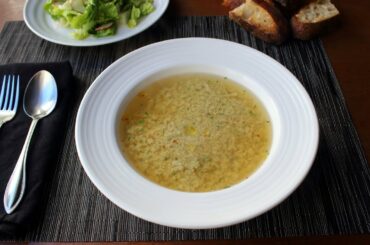 Stracciatella Soup - Italian Egg Drop Soup Recipe