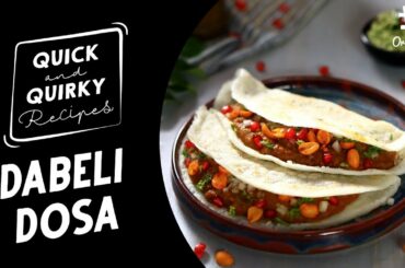 Food With A Twist | Tasty & Delicious Dabeli Dosa | Indian Food Recipe Vegetarian