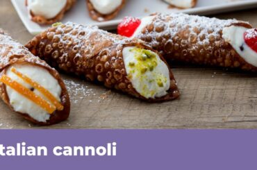 ITALIAN CANNOLI RECIPE - Original Sicilian recipe
