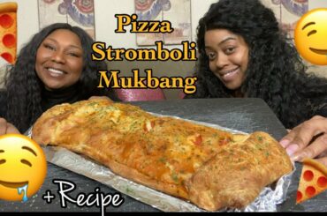 Fat And Unfiltered Podcast Presents: Homemade Italian Stromboli MUKBANG 먹방 EATING SHOW!!